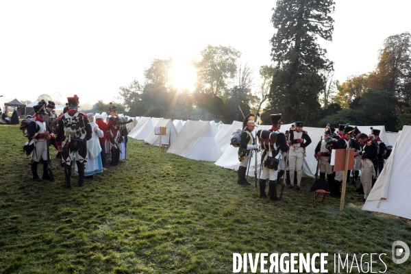 Reconstitution napoleon 1er et marie-louise a fontainebleau en 1810