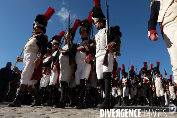 Reconstitution napoleon 1er et marie-louise a fontainebleau en 1810