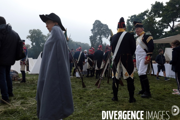 Reconstitution napoleon 1er et marie-louise a fontainebleau en 1810