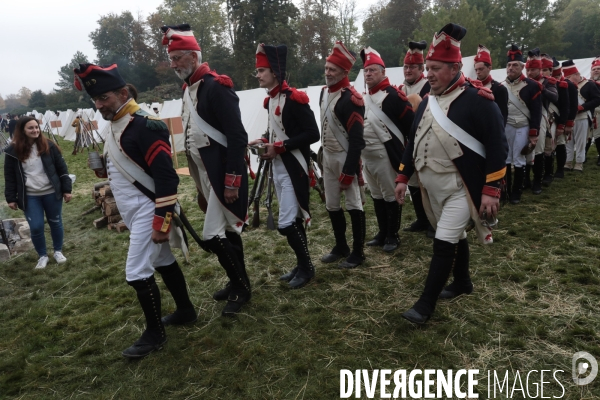 Reconstitution napoleon 1er et marie-louise a fontainebleau en 1810