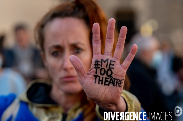 Me Too théâtre. Manifestation.