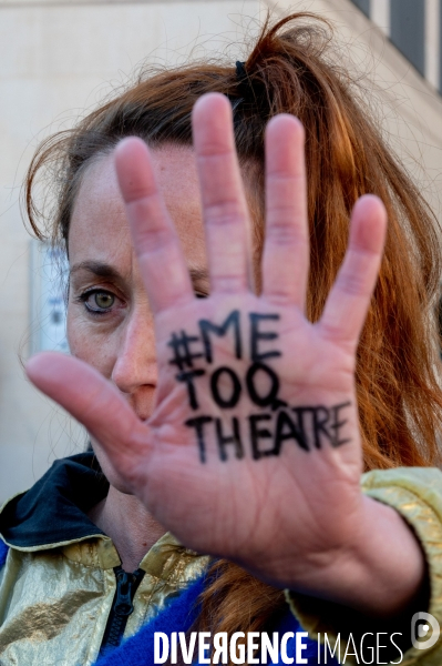 Me Too théâtre. Manifestation.