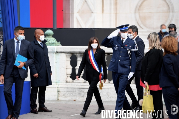 Cérémonie officielle de présentation de la première promotion de la police municipale de Paris