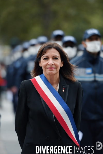 Cérémonie officielle de présentation de la première promotion de la police municipale de Paris