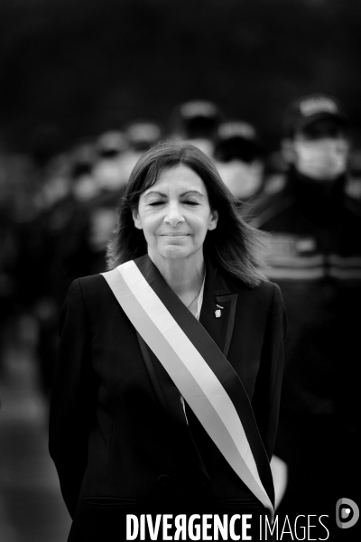 Cérémonie officielle de présentation de la première promotion de la police municipale de Paris