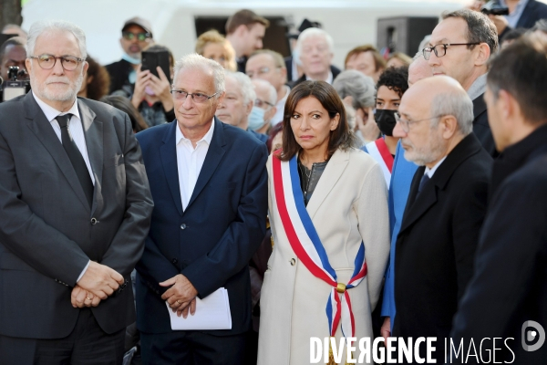 Inauguration de l allée mireille knoll