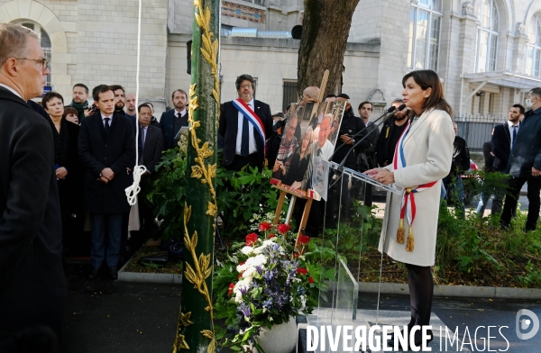 Inauguration de l allée mireille knoll