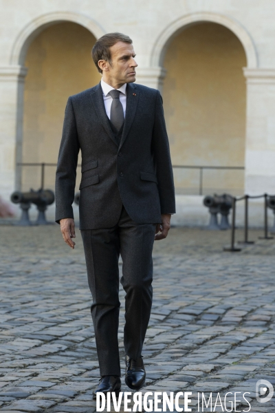 Emmanuel Macron préside la commémoration de l opération Daguet.