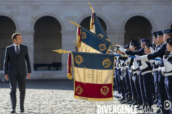 Emmanuel Macron préside la commémoration de l opération Daguet.