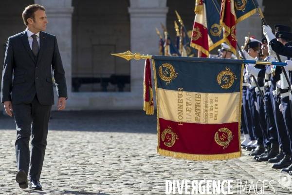 Emmanuel Macron préside la commémoration de l opération Daguet.