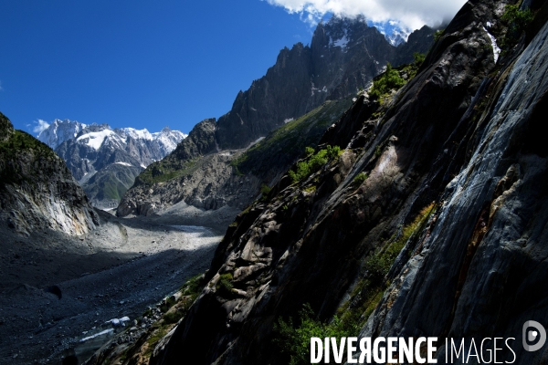 La mer de glace à chamonix