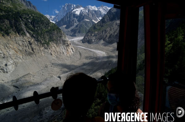 La mer de glace à chamonix