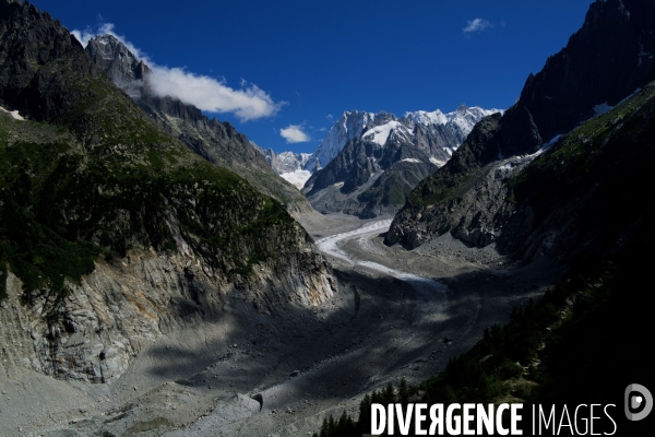 La mer de glace à chamonix