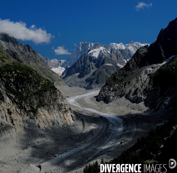 La mer de glace à chamonix