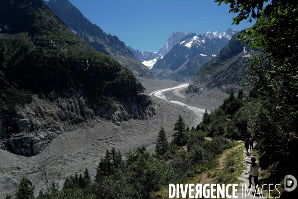 La mer de glace à chamonix