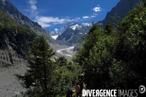 La mer de glace à chamonix