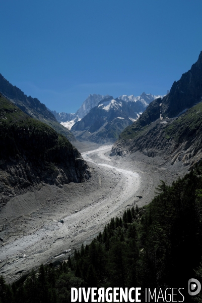 La mer de glace à chamonix