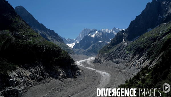 La mer de glace à chamonix