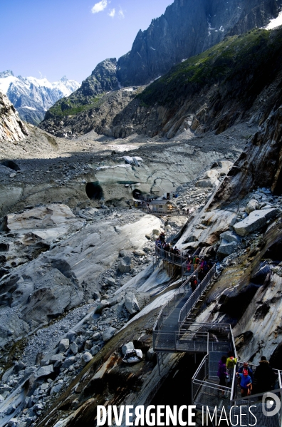 La mer de glace à chamonix