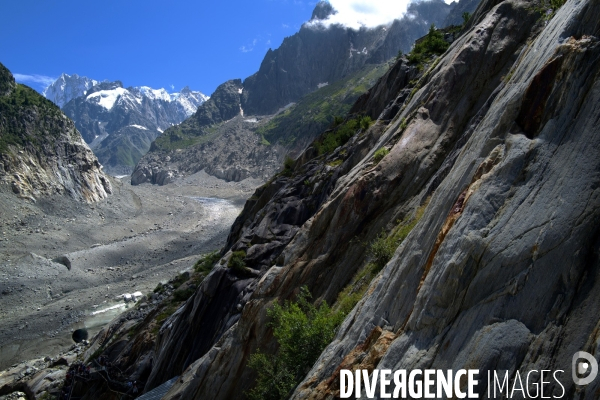 La mer de glace à chamonix