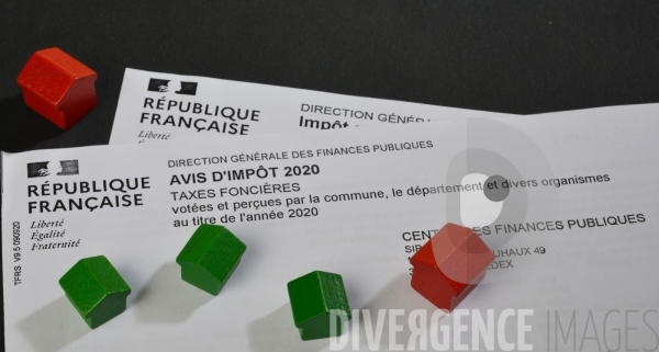 Illustration Symbole : impots, piège, billets, euro, fiscalité