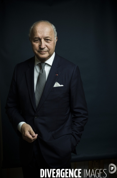 Portrait de laurent fabius, president du conseil constitutionnel.