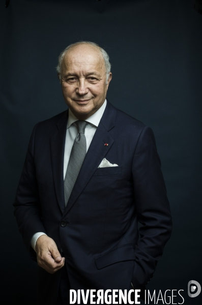 Portrait de laurent fabius, president du conseil constitutionnel.