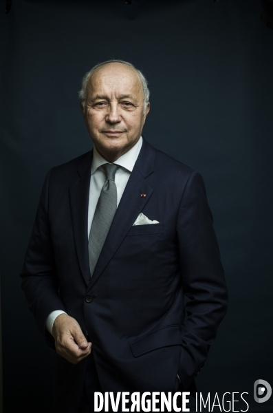 Portrait de laurent fabius, president du conseil constitutionnel.