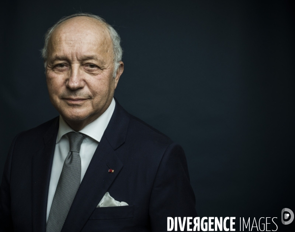 Portrait de laurent fabius, president du conseil constitutionnel.