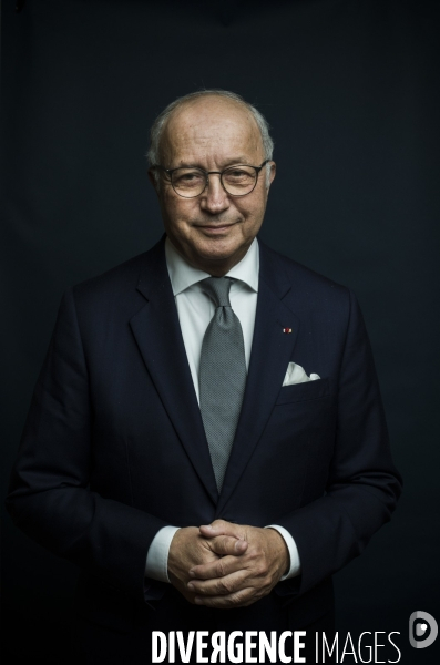 Portrait de laurent fabius, president du conseil constitutionnel.