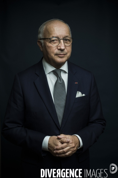 Portrait de laurent fabius, president du conseil constitutionnel.