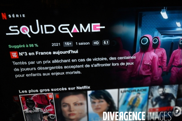 SQUID GAME, sur Netflix, interpelle parents et pédopsychiatres.