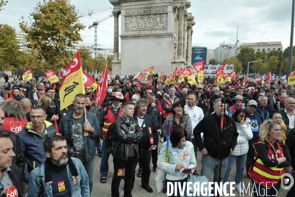 Manifestation cgt sncf