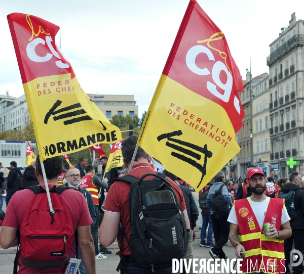 Manifestation cgt sncf