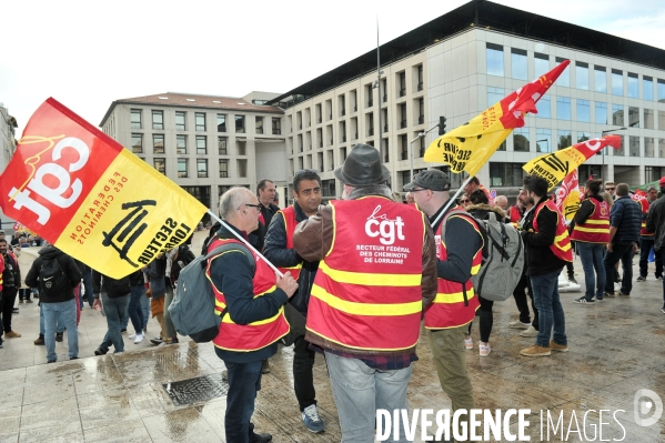 Manifestation cgt sncf