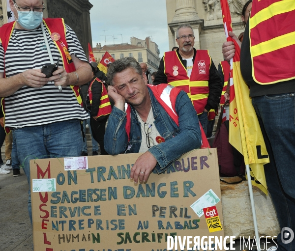 Manifestation cgt sncf