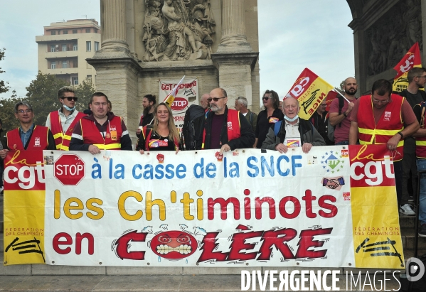 Manifestation cgt sncf