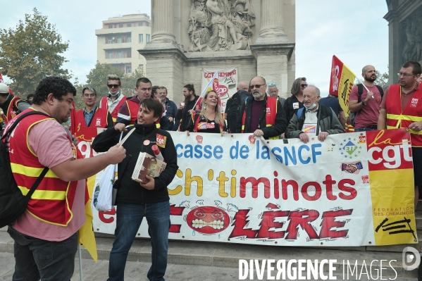 Manifestation cgt sncf