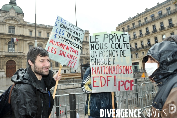 Manifestation du P.C.F des BDR à Marseille