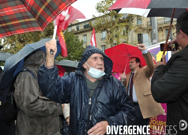 Manifestation du P.C.F des BDR à Marseille