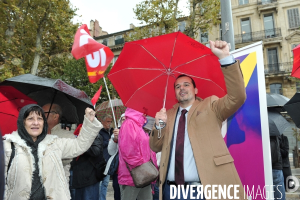 Manifestation du P.C.F des BDR à Marseille