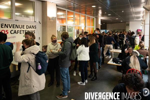 Occupation des cafs à l université