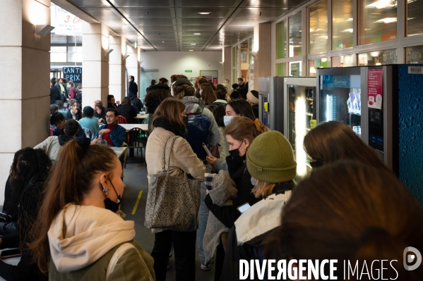 Occupation des cafs à l université