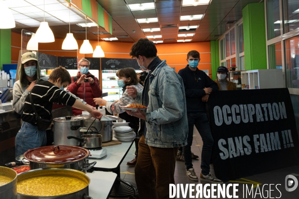 Occupation des cafs à l université
