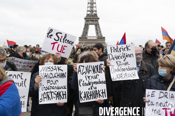 Manifestation Arménie-Haut-Karabakh