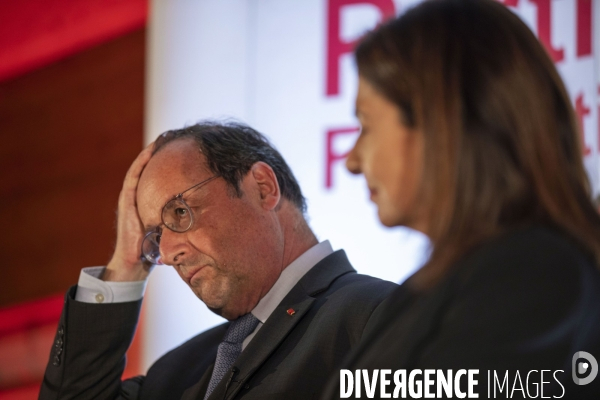 Anne HIDALGO et François Hollande à la fête de la rose de  Vénarsal à Malemort.