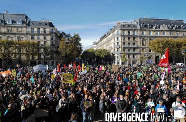 COP 26 manifestation pour le climat a paris