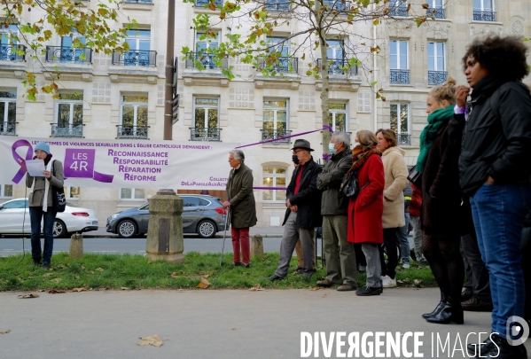 Rassemblement en soutien aux victimes de pédocriminalité dans l Eglise