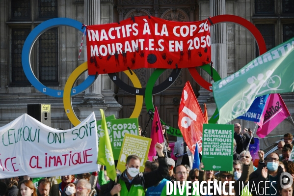 COP 26 manifestation pour le climat a paris