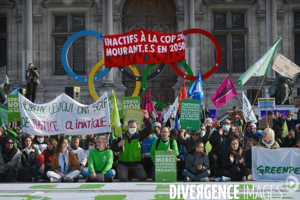 COP 26 manifestation pour le climat a paris